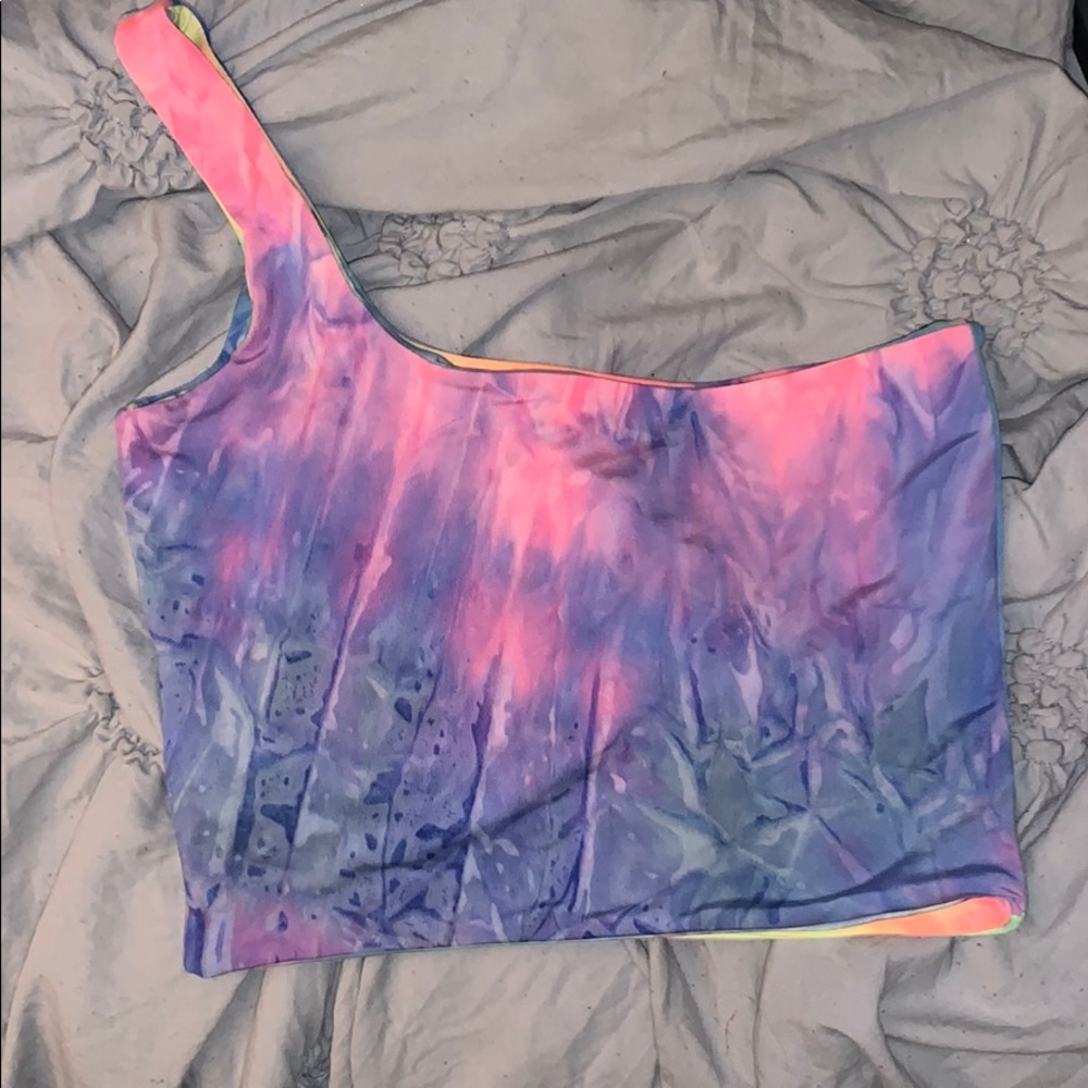Crop top. Worn once. Fits all